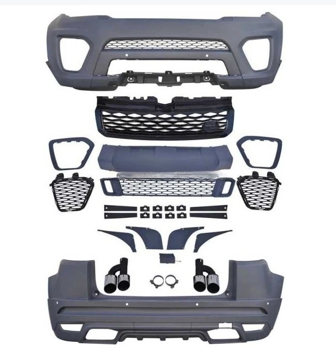 FOR RR Evoque 2012-2019 Base Upgrade to SVR Version Low to High Version Front and Rear Bumper Completely Body Kit